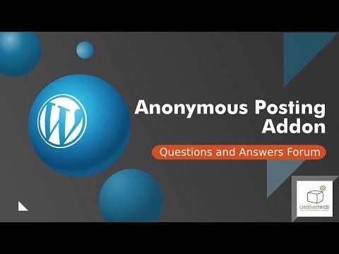 Let Anonymous Users Post Questions and Answers | WordPress